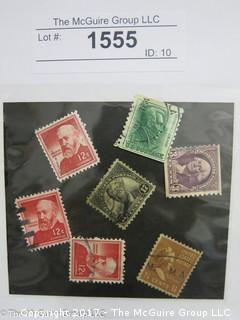 (#1555) Collectible Postage Stamps including U.S.