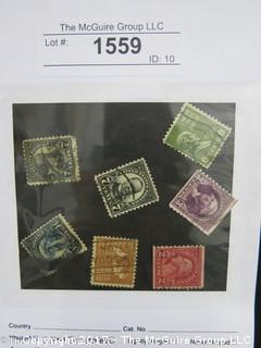 (#1559) Collectible Postage Stamps including U.S. 