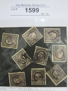 (#1599) Collectible Postage Stamps including U.S. 