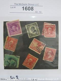 (#1608) Collectible Postage Stamps including U.S.  