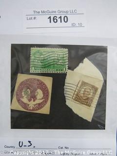 (#1610) Collectible Postage Stamps including U.S. 