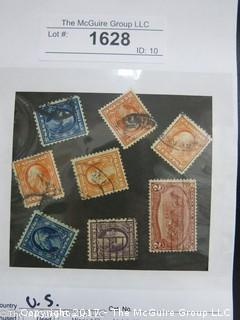 (#1628) Collectible Postage Stamps including U.S. 