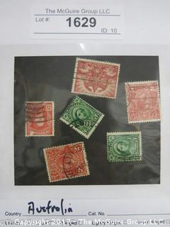 (#1629) Collectible Postage Stamps including Australia