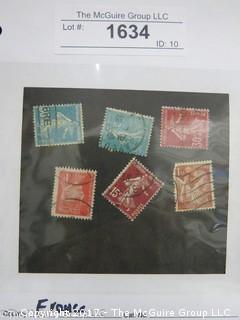 (#1634) Collectible Postage Stamps including France