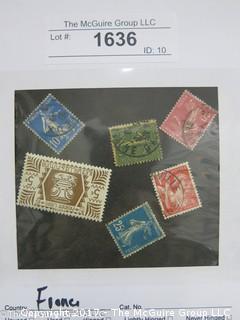 (#1636) Collectible Postage Stamps including France