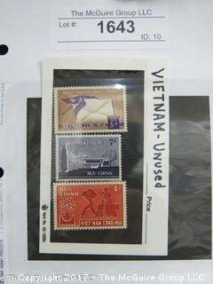 (#1643) Collectible Postage Stamps including Vietnam