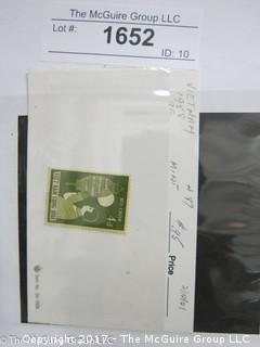 (#1652) Collectible Postage Stamps including Vietnam