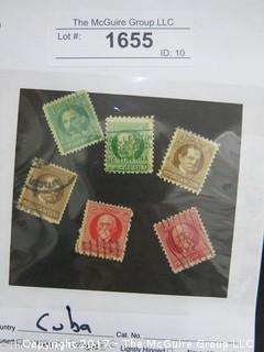 (#1655) Collectible Postage Stamps including Cuba