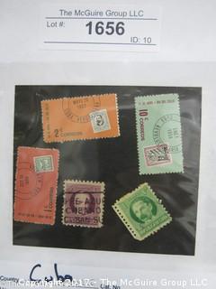 (#1656) Collectible Postage Stamps including Cuba