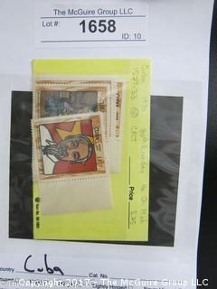 (#1658) Collectible Postage Stamps including Cuba