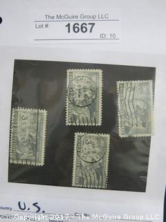 (#1667) Collectible Postage Stamps including U.S. 