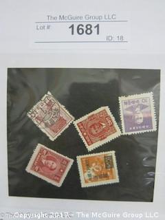 (#1681) Collectible Postage Stamps including Asian 