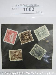 (#1683) Collectible Postage Stamps including Asian 