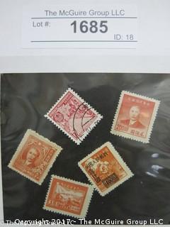 (#1685) Collectible Postage Stamps including Asian 