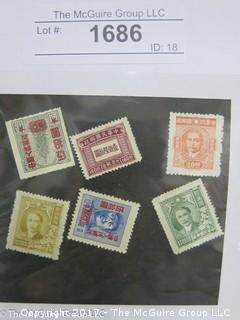 (#1686) Collectible Postage Stamps including Asian 