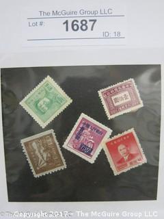 (#1687) Collectible Postage Stamps including Asian 