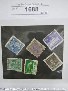 (#1688) Collectible Postage Stamps including Asian 