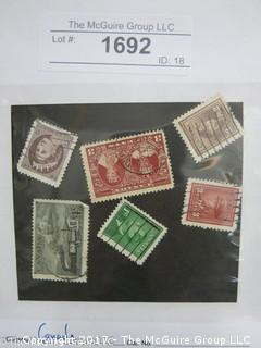 (#1692) Collectible Postage Stamps including Canada