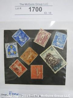 (#1700) Collectible Postage Stamps including France