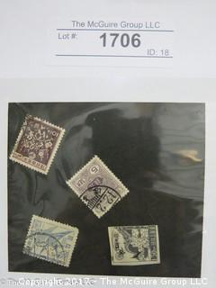 (#1706) Collectible Postage Stamps including Asian