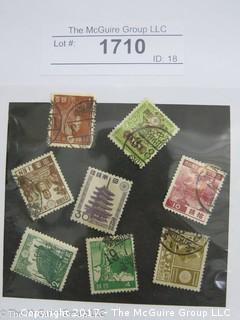 (#1710) Collectible Postage Stamps including Asian