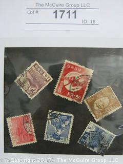 (#1711) Collectible Postage Stamps including Asian