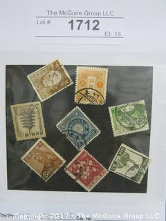 (#1712) Collectible Postage Stamps including Asian