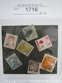 (#1716) Collectible Postage Stamps including Asian