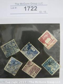 (#1722) Collectible Postage Stamps including Asian