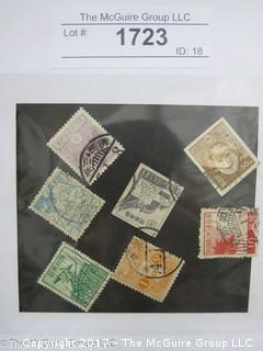 (#1723) Collectible Postage Stamps including Asian