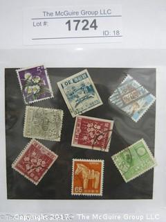 (#1724) Collectible Postage Stamps including Asian