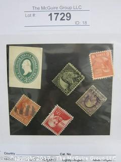 (#1729) Collectible Postage Stamps including U.S. 