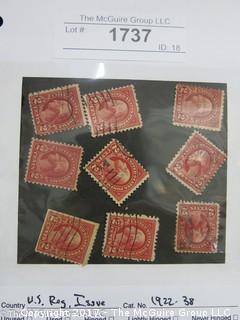 (#1737) Collectible Postage Stamps including U.S. 