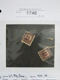 (#1746) Collectible Postage Stamps including U.S. 