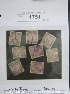 (#1751) Collectible Postage Stamps including U.S. 