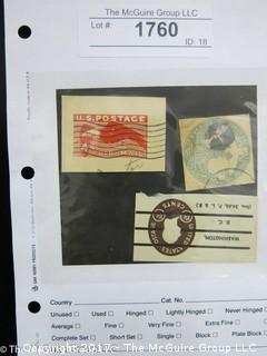 (#1760) Collectible Postage Stamps including U.S. 