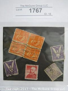 (#1767) Collectible Postage Stamps including U.S. 