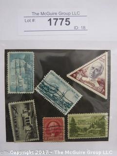 (#1775) Collectible Postage Stamps including U.S. 