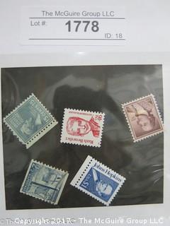 (#1778) Collectible Postage Stamps including U.S. 