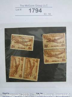 (#1794) Collectible Postage Stamps including Cuba