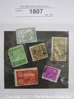 (#1807) Collectible Postage Stamps including Cuba