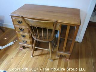 Writing desk (20D x 40"W) and chair