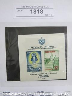 (#1818) Collectible Postage Stamps including Cuba