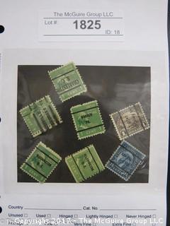 (#1825) Collectible Postage Stamps including U.S. 