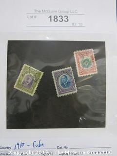 (#1833) Collectible Postage Stamps including Cuba