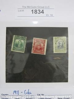 (#1834) Collectible Postage Stamps including Cuba 