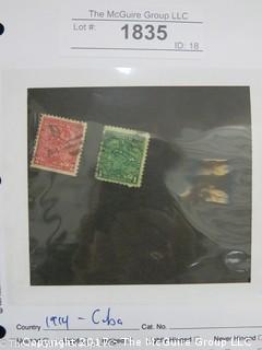 (#1835) Collectible Postage Stamps including Cuba