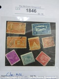 (#1846) Collectible Postage Stamps including Cuba