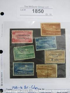 (#1850) Collectible Postage Stamps including Cuba