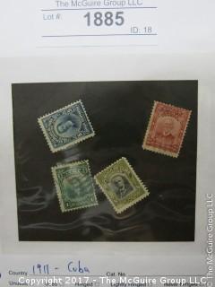 (#1885) Collectible Postage Stamps including Cuba